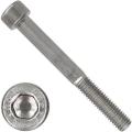 Винт (болт) с внутренним шестигранником и цилиндрической головкой DIN 912 нержавеющая сталь А4